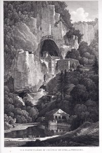 Kasteel Predjama door Claude Niquet